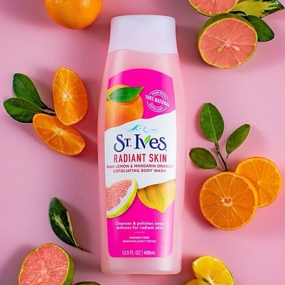 St. Ives Other - St. Ives 2Pk Radiant Skin Pink Lemon & Mandarin Orange Exfoliating Body …